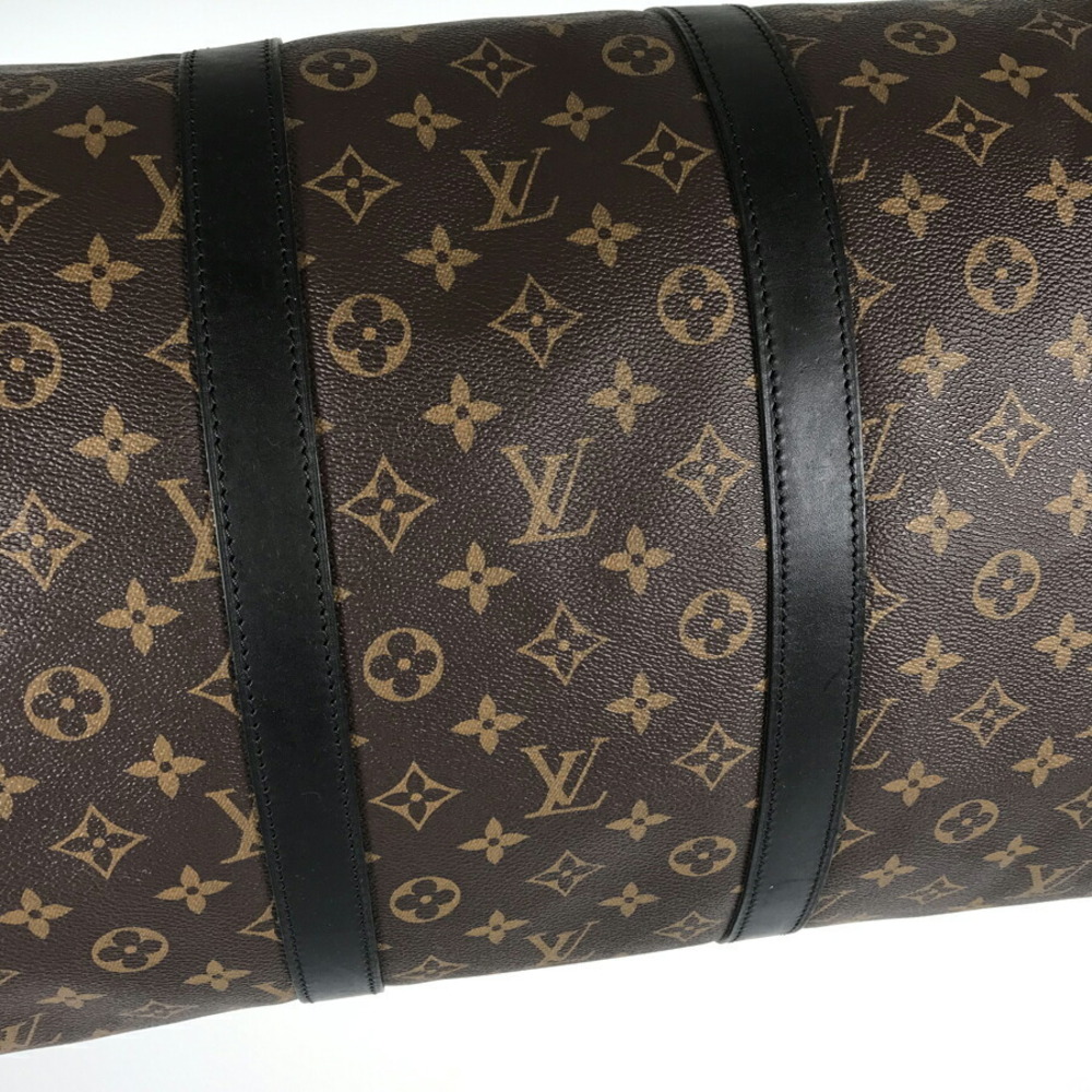 Louis Vuitton Bag Keepall Brown mi Bandouliere Macassar Monogram Boston - Picture 5 of 8